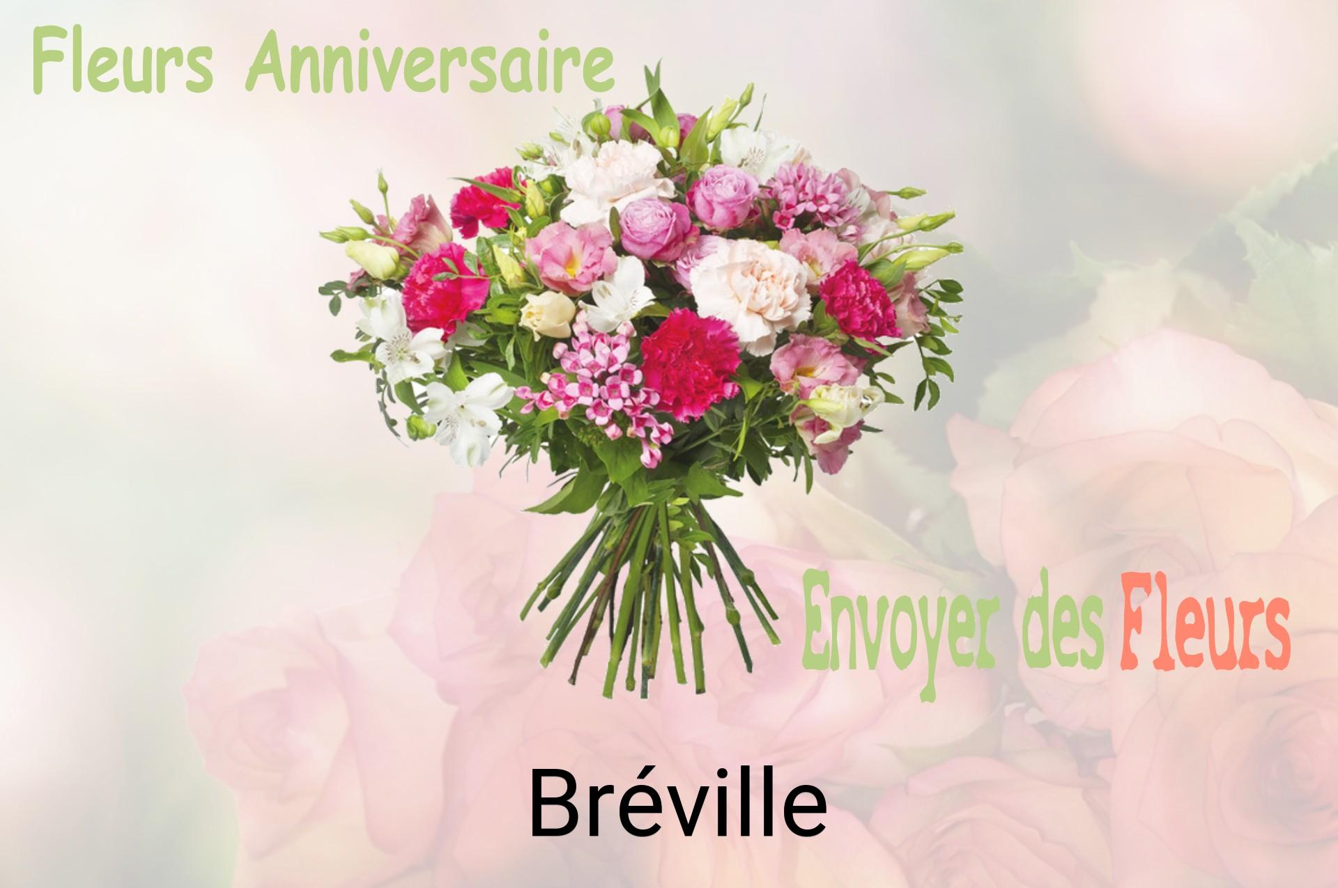 Bouquet de fleurs d’anniversaire livré à Bréville