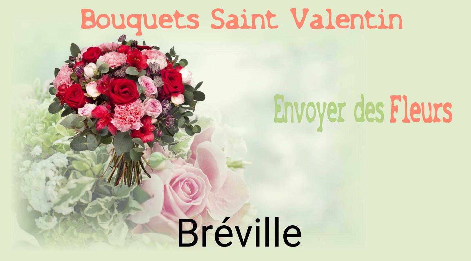 Roses de Saint-Valentin livrées à Bréville